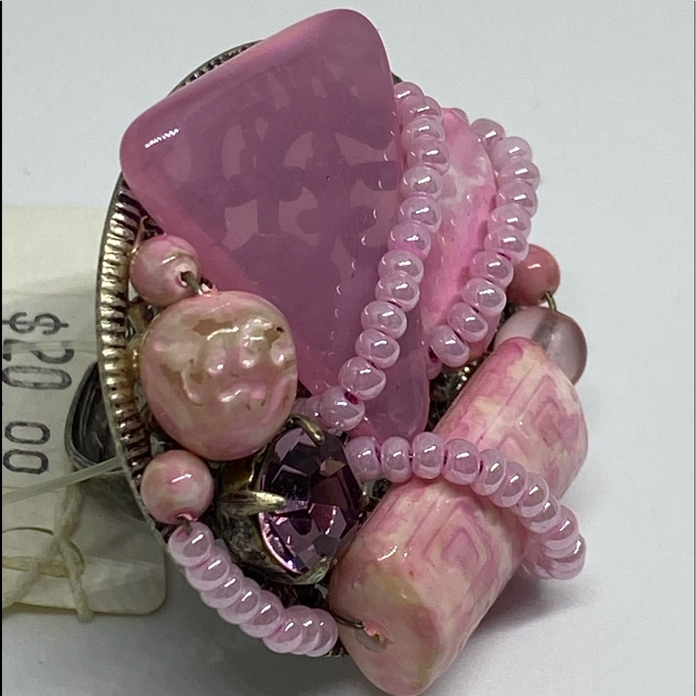 Pink Chunky Ring